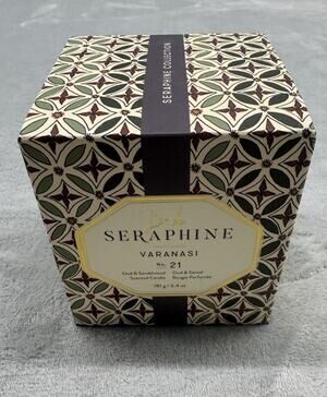 L'OR DE SERAPHINE No.21 Varanasi Oud & Sandalwood Scented Candle ~ 6.4oz NIB